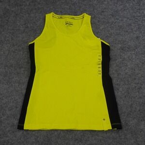 Ralph Lauren Active Tank Top Womens Petite XS Athleisure Running Yellow F
